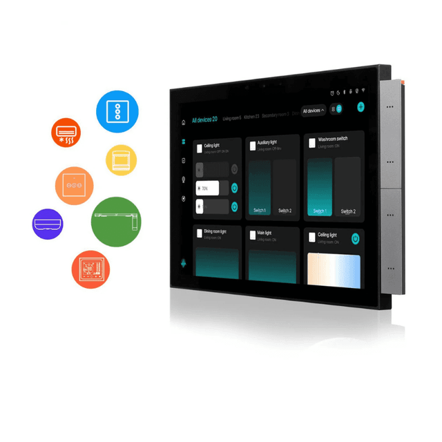 Painel de Controlo Tuya Max 10.1" com Alexa e Gateway Zigbee e Bluetooth