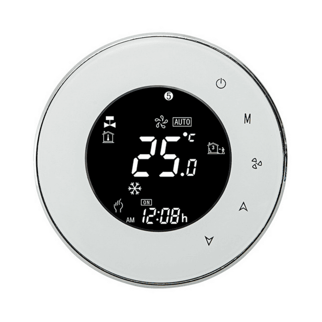 Termostato Piso Radiante Elétrico - Branco - Tuya / Smartlife
