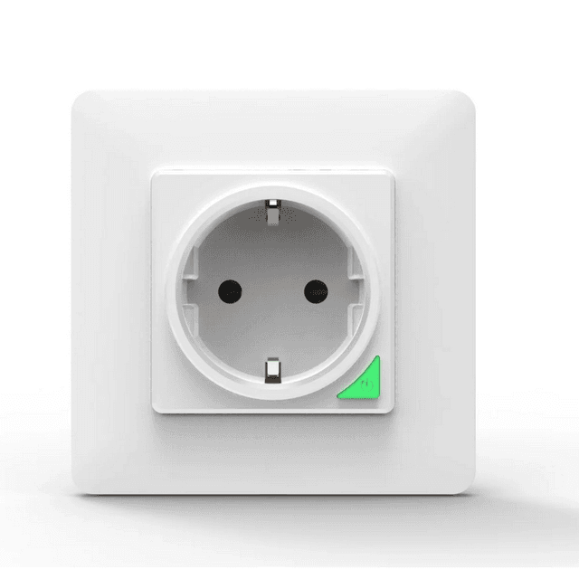 Tomada de Parede Inteligente - Wi-Fi - Branco - 16A - Tuya / Smartlife