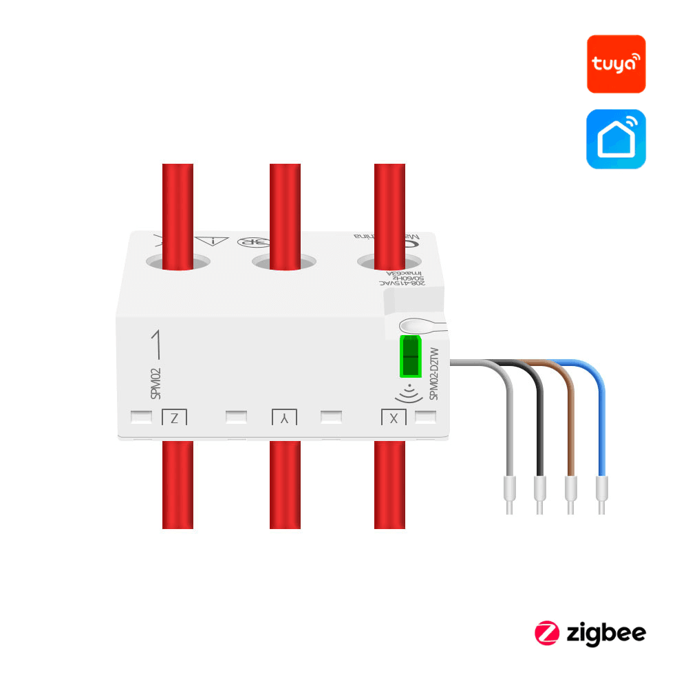 Medidor de Consumo Trifásico - Zigbee - Tuya / Smartlife
