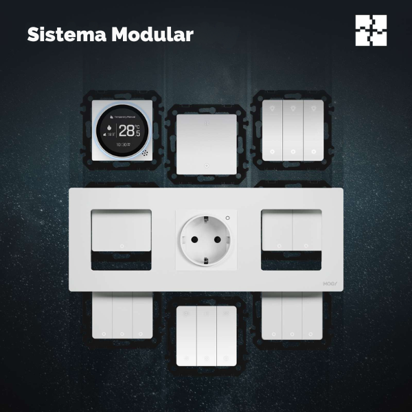 Tomada Inteligente Zigbee Star Ring com Monitorização de Energia - Cinzento