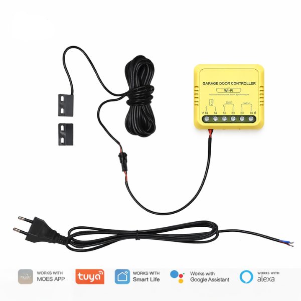 Módulo para Portão Inteligente - Wi-Fi Tuya / Smartlife para Motorizações de Portão
