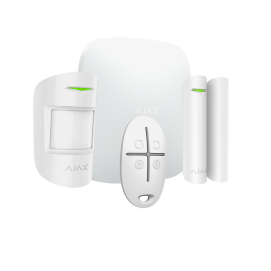 Ajax Sistema De Alarme Sem Fios GSM/LAN - AJ-HUBKIT-W (Branco)