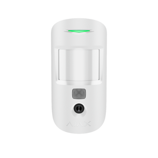 Detector de movimiento inalámbrico AJAX MotionCam PhOD que toma fotografías ante alarmas y a pedido