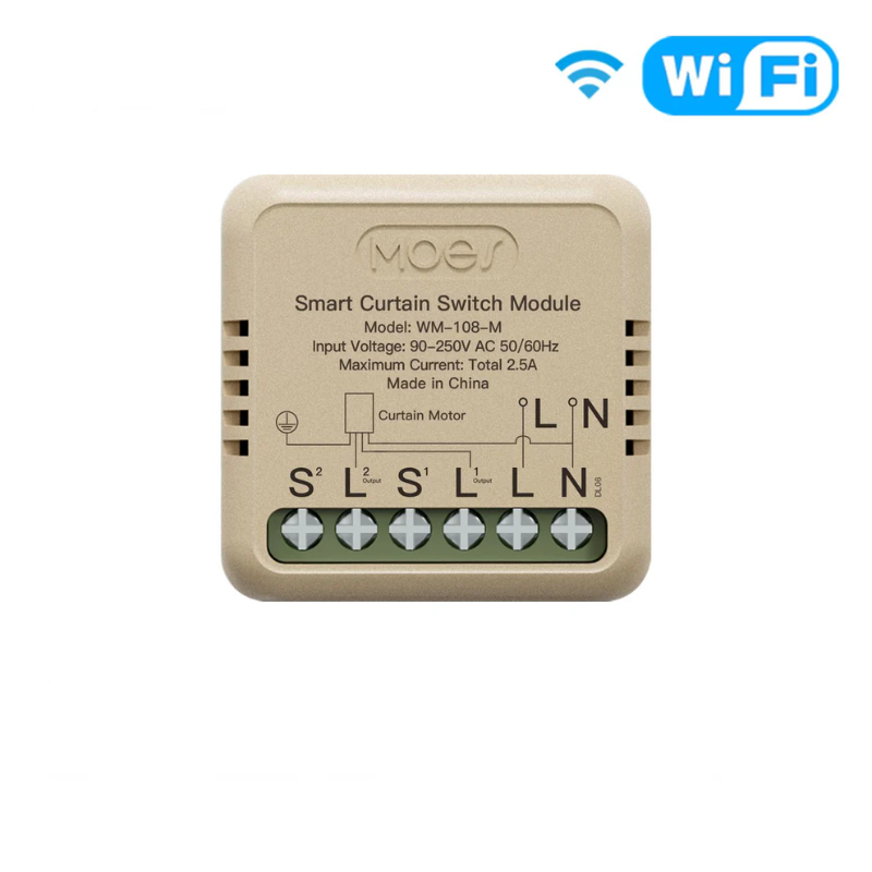 Mini Módulo Estores c/ Percentagem - WiFi - Tuya / Smartlife – Moes