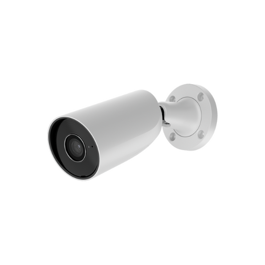 Cámara IP tipo bala de 8 megapíxeles, color blanco