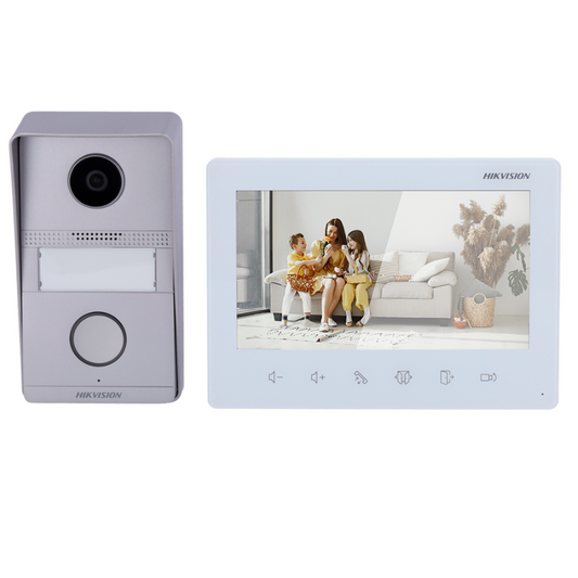 Kit de Videoporteiro - Hikvision DS-KIS101-P/Surface