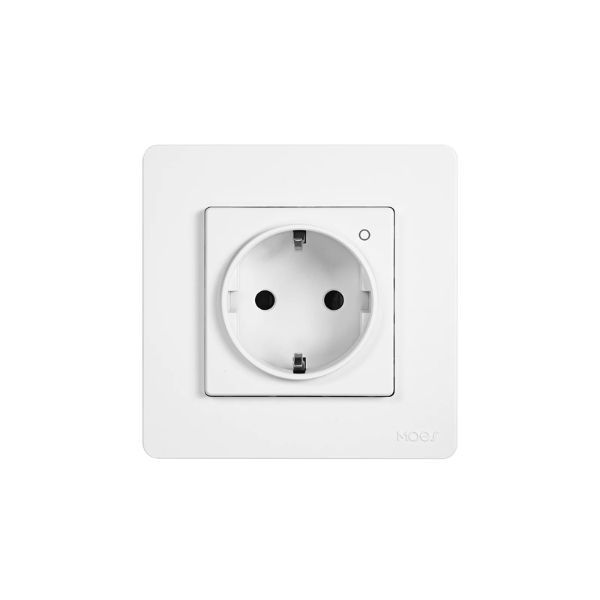 Tomada Inteligente Zigbee Star Ring com Monitorização de Energia - Branco