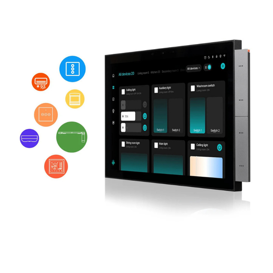 Painel de Controlo Tuya Max 10.1" com Alexa e Gateway Zigbee e Bluetooth