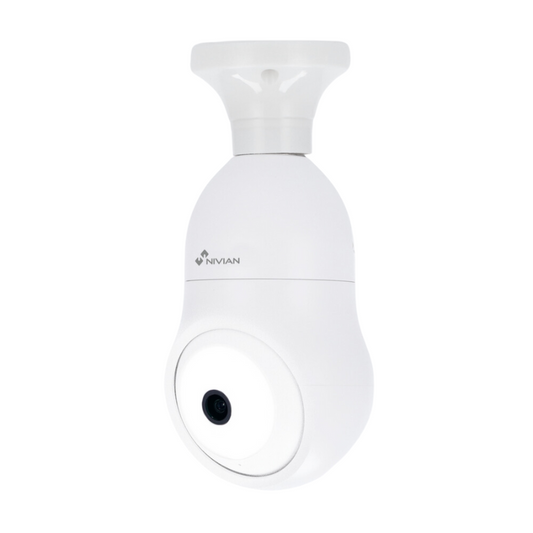 Cámara de seguridad 2K Wi-Fi 360 con enchufe E27 - Tuya/Smartlife