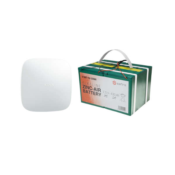 Kit de alarma independiente - Concentrador de 6 V 2 y batería de larga duración - Fácil instalación