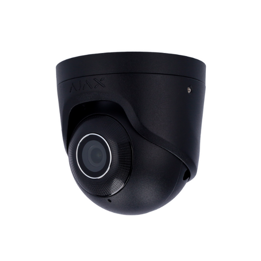 Cámara Ajax IP Turret de 8 megapíxeles con inteligencia artificial (negro)