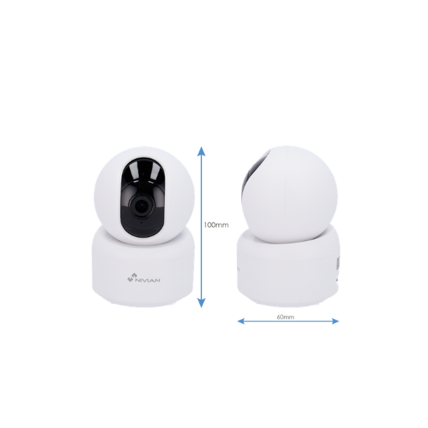 Câmara Wi-Fi Nivian Smart 2K perfil
