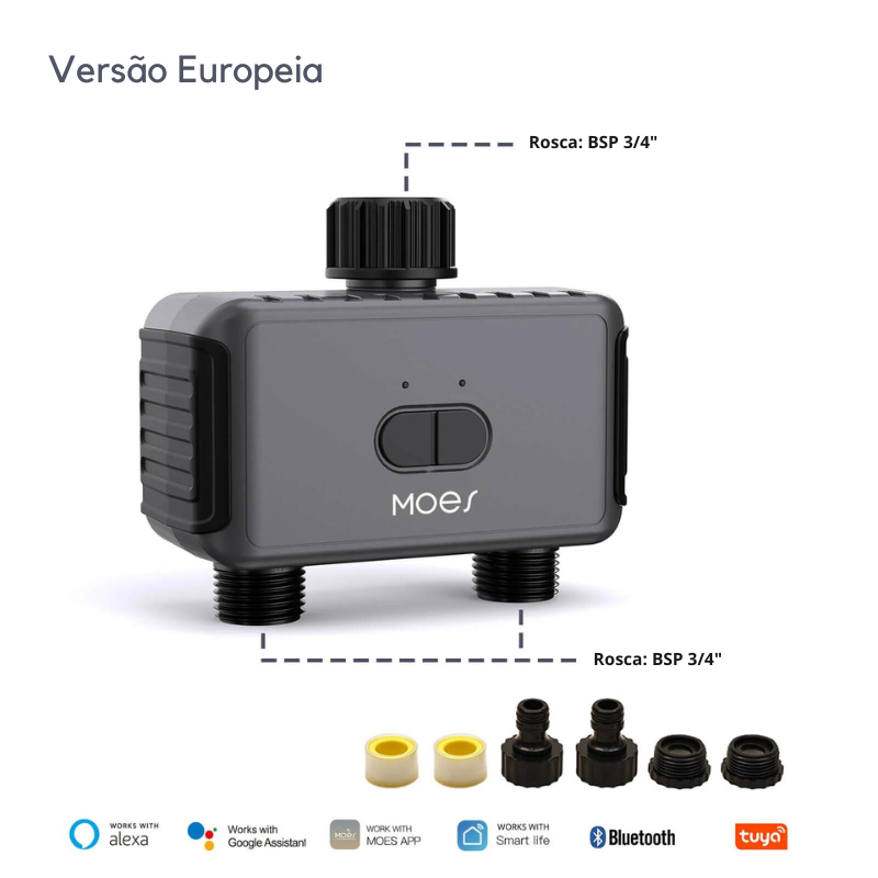 Regadera inteligente con Bluetooth dual - Moes - Tuya / Smart Life
