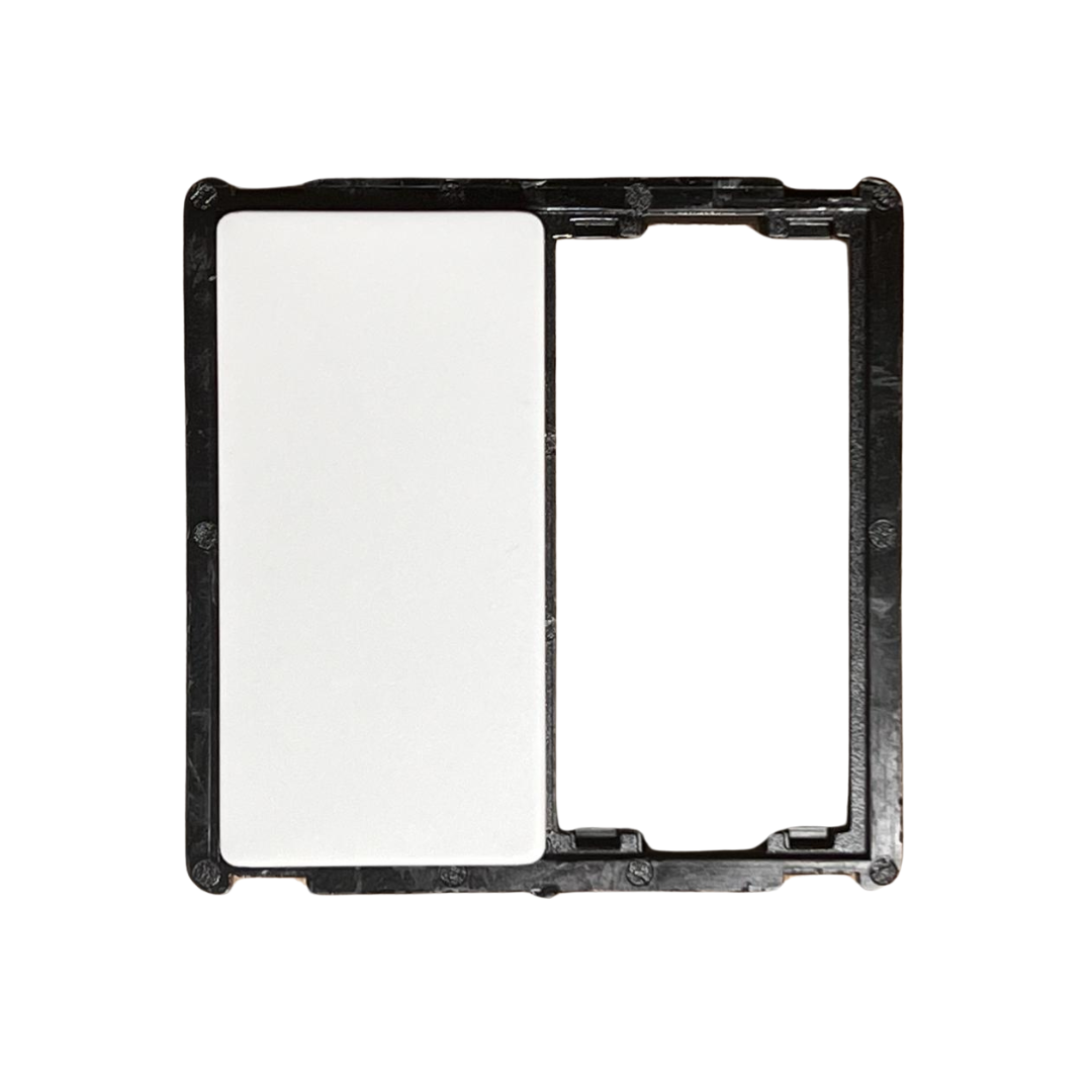 Tomada 1/2 Cega para Integração - Branco - 86-BLK-WT