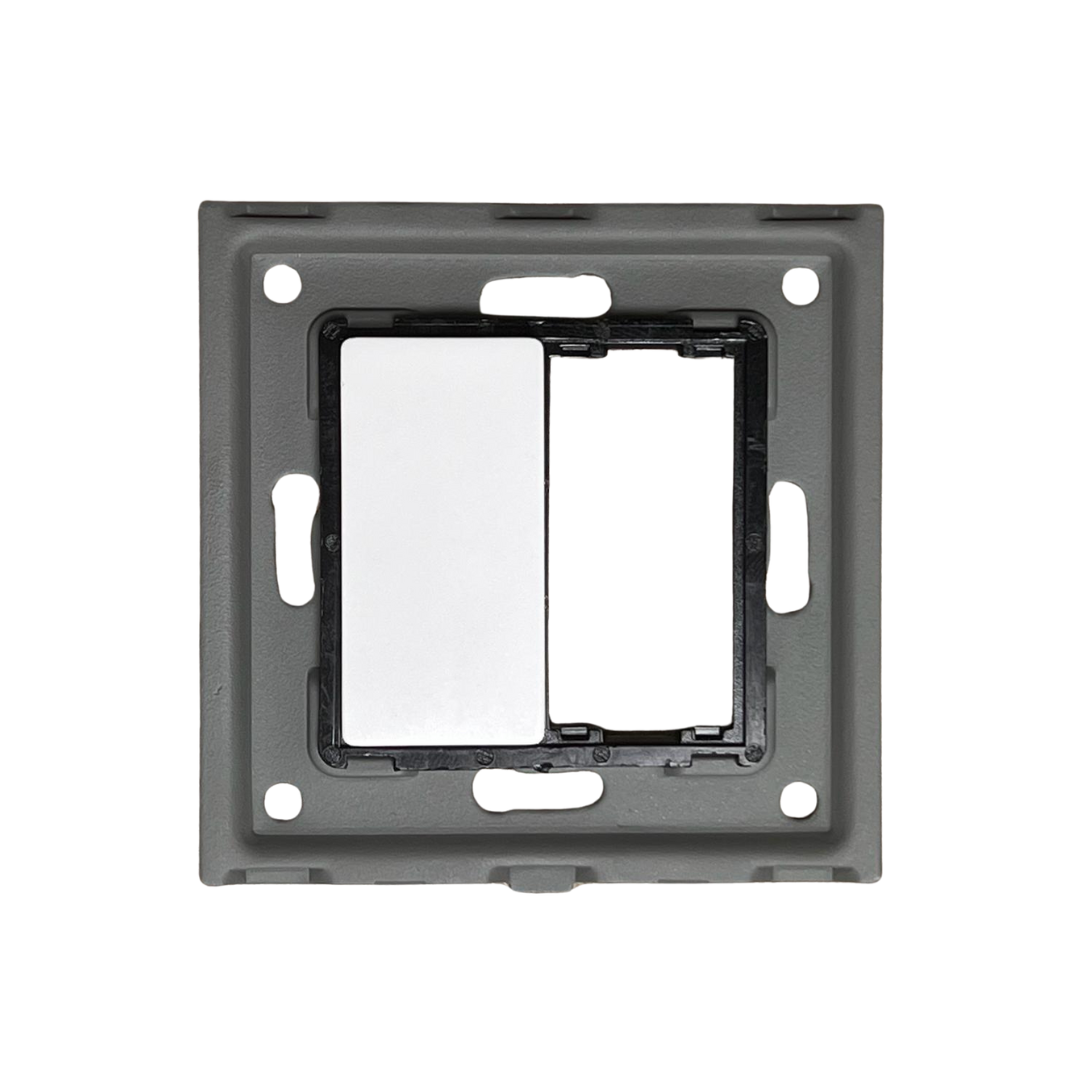 Tomada 1/2 Cega para Integração - Branco - 86-BLK-WT