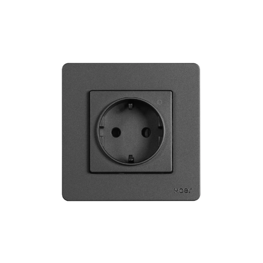 Tomada Inteligente Zigbee Star Ring com Monitorização de Energia - Cinzento