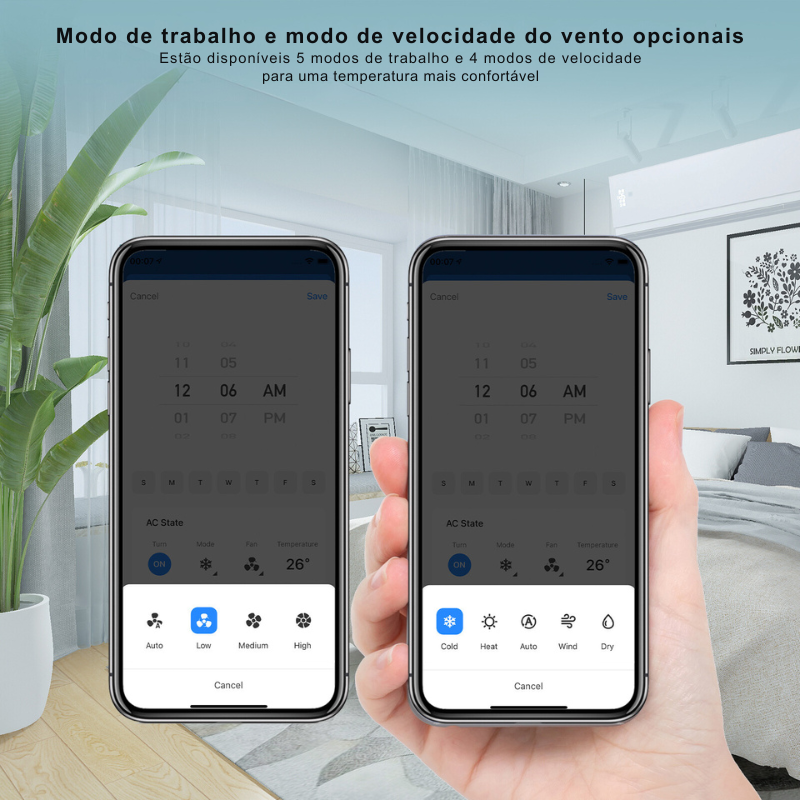 Termostato infrarrojo inteligente para aire acondicionado - Tuya / Smartlife 
