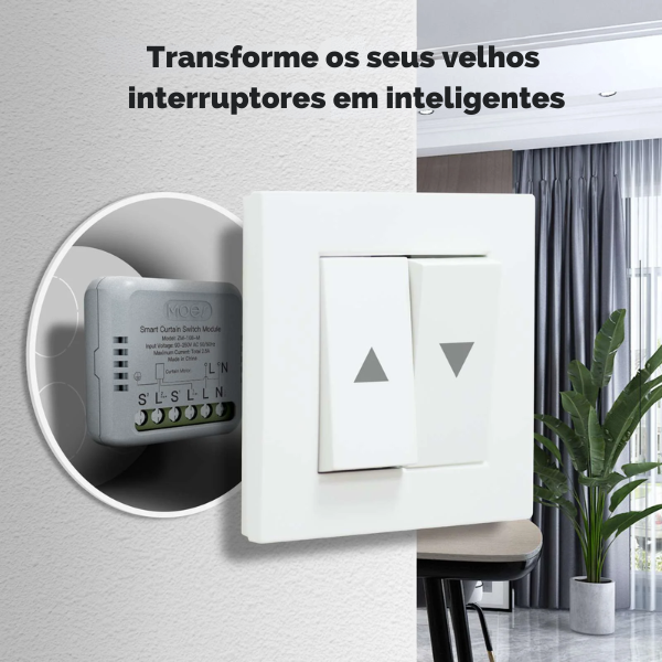 Mini módulo para persianas Zigbee 3.0 con porcentaje Tuya/Smartlife