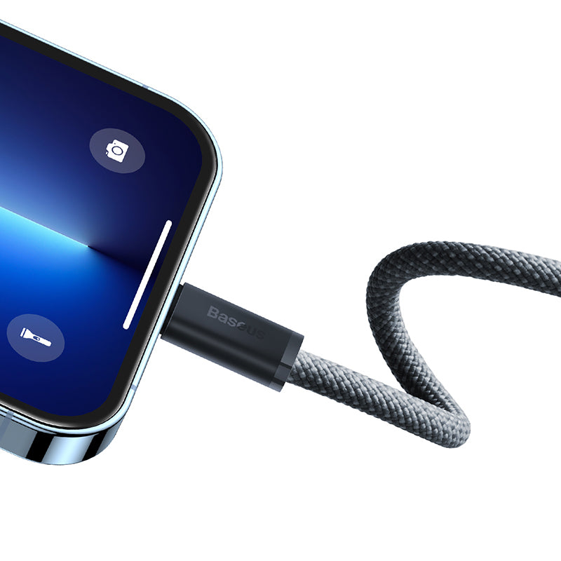 Cabo Dynamic Series Fast Charging Data Type-C To Ip 20W 2M Slate Gray
