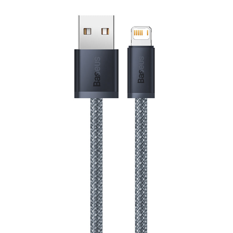 Cabo Dynamic Series Fast Charging Data Cabo Usb To Ip 2.4A 1M Slate Gray