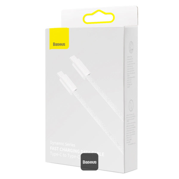 Cabo Dynamic Series Fast Charging Data Type-C To Type-C 100W 1M White