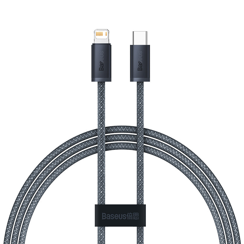 Cabo Dynamic Series Fast Charging Data Type-C To Ip 20W 1M Slate Gray