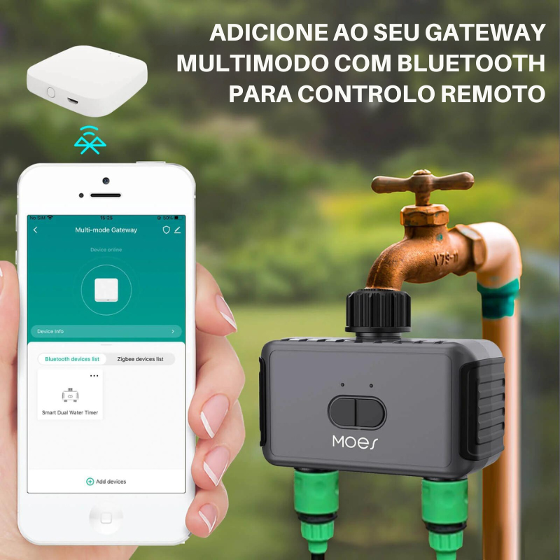 Regadera inteligente con Bluetooth dual - Moes - Tuya / Smart Life