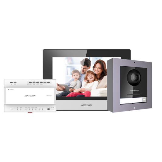 Kit de Videoporteiro - Hikvision DS-KIS702Y