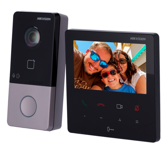 Kit de Videoporteiro - Hikvision DS-KIS606-P