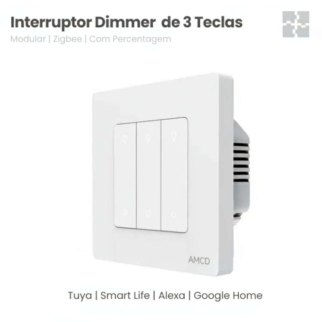 Interruptor Dimmer Star Ring - Zigbee 3.0 - Branco