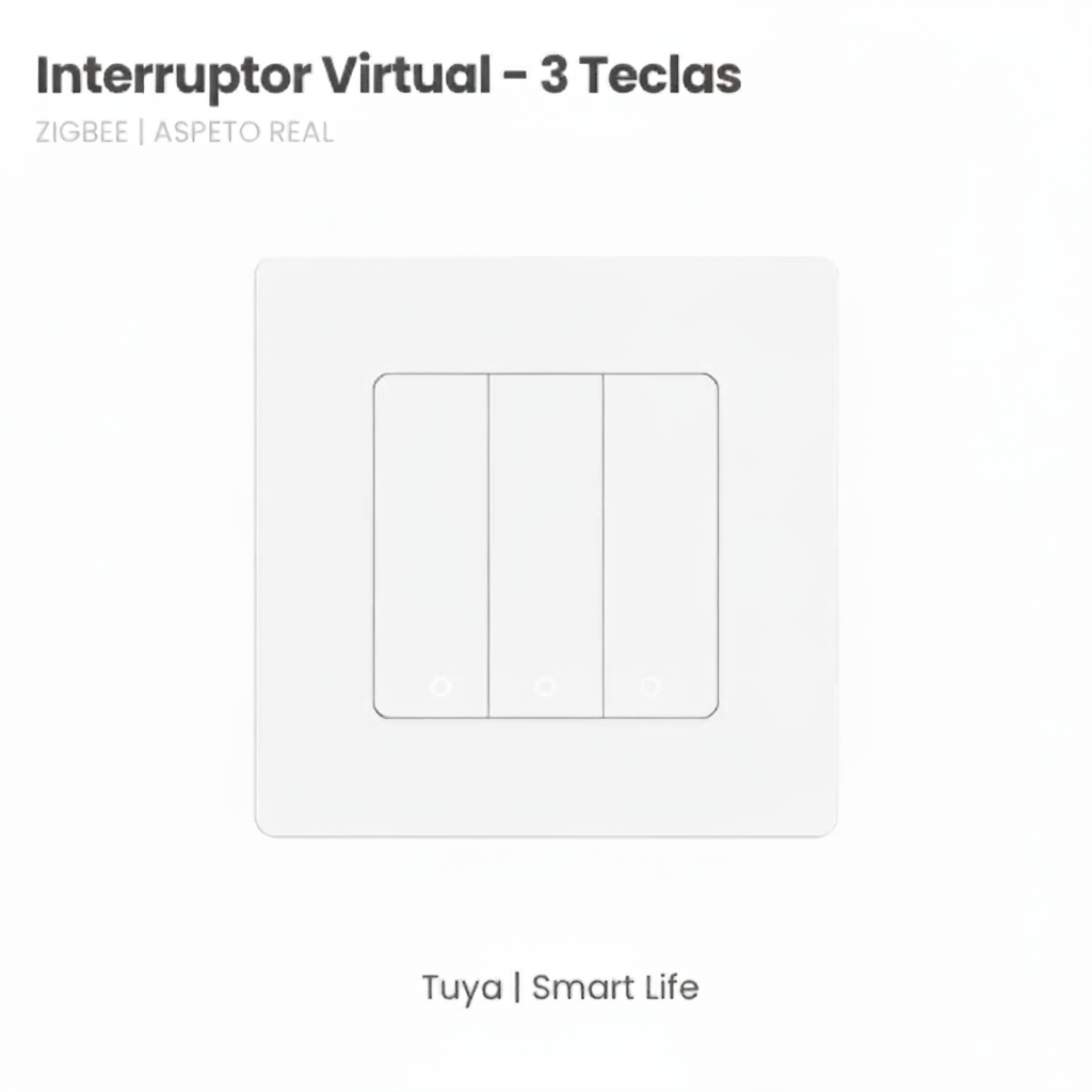 Interruptor Virtual Star Ring - Zigbee 3.0 - Branco