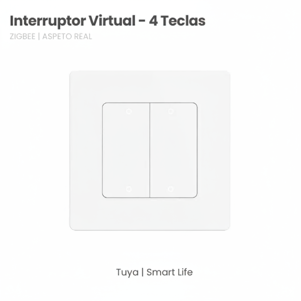 Interruptor Virtual Star Ring - Zigbee 3.0 - Branco