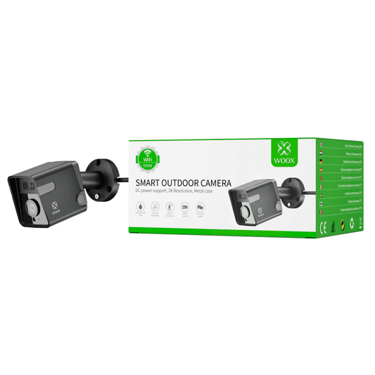 Cámara de seguridad exterior con Wi-Fi Woox/Tuya/Smart Life UHD 2K