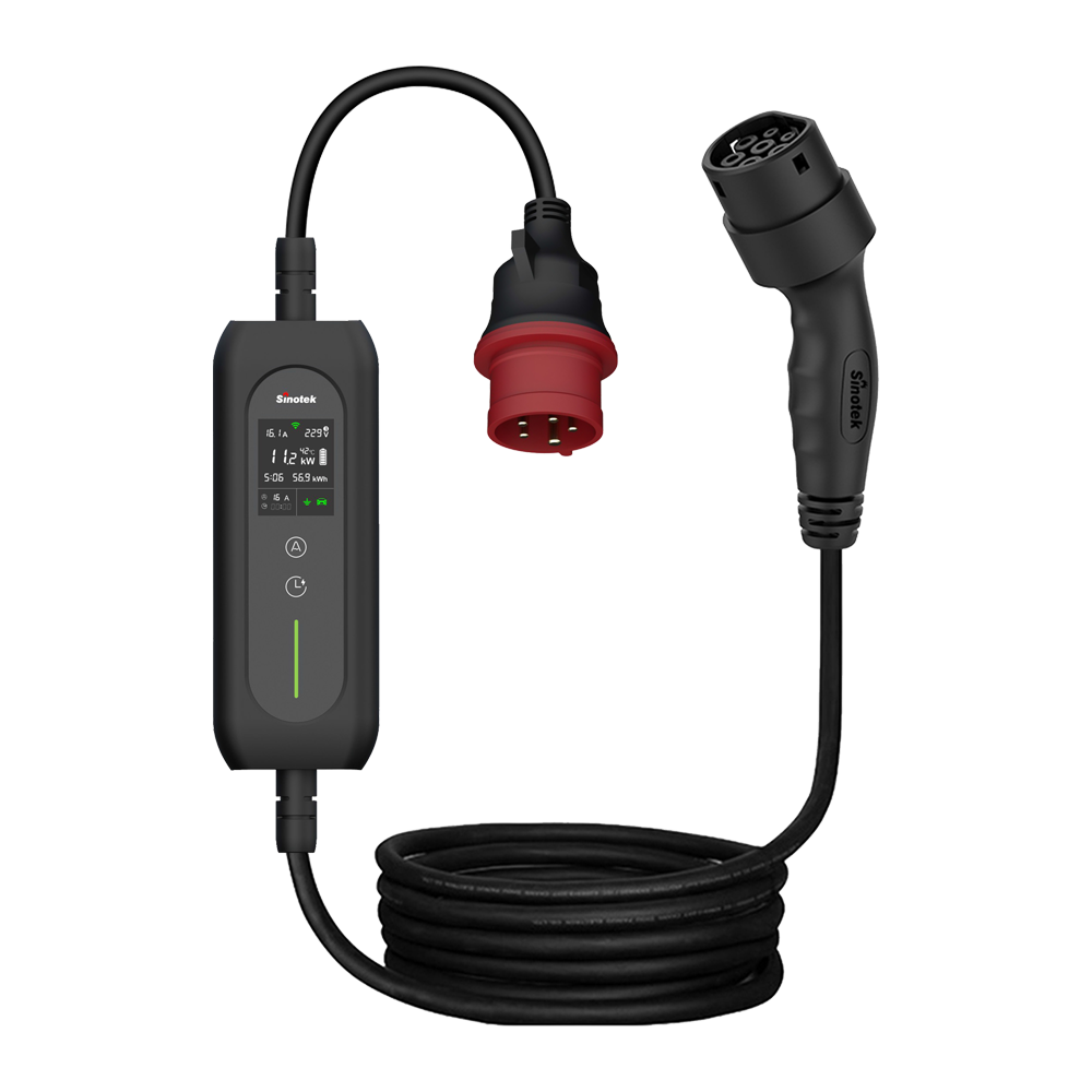 Carregador Portátil VE Nivian 11kW – Wallbox Inteligente Wi-Fi (Tuya) com Ficha CEE Trifásico