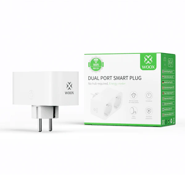 Enchufe doble inteligente Woox/Tuya/Smart Life