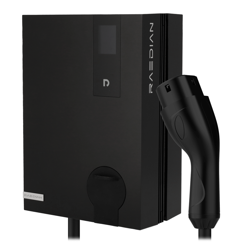 Carregador Elétrico Raedian NEO 22kW – Wallbox Inteligente com Cabo de 5m Trifásico