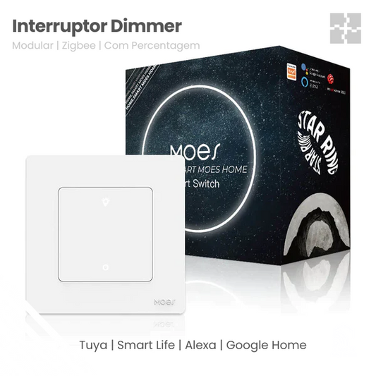 Interruptor Dimmer Star Ring Moes - Zigbee 3.0 - Branco