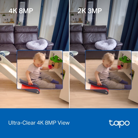 Câmara Wi-Fi Inteligente Tapo C260 – Monitorização 360° com IA e Deteção de Movimento