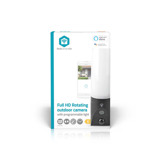 Câmara Full HD p/Exterior com Luz LED - Nedis - Tuya / SmartLife