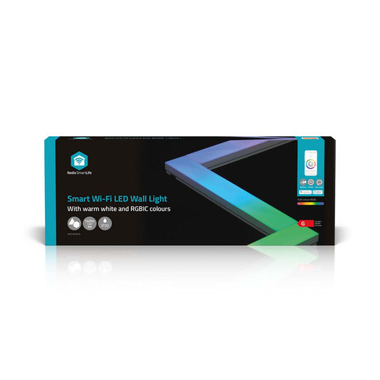 Barras de Luz de Parede Inteligentes Wi-Fi - Nedis - Tuya / SmartLife