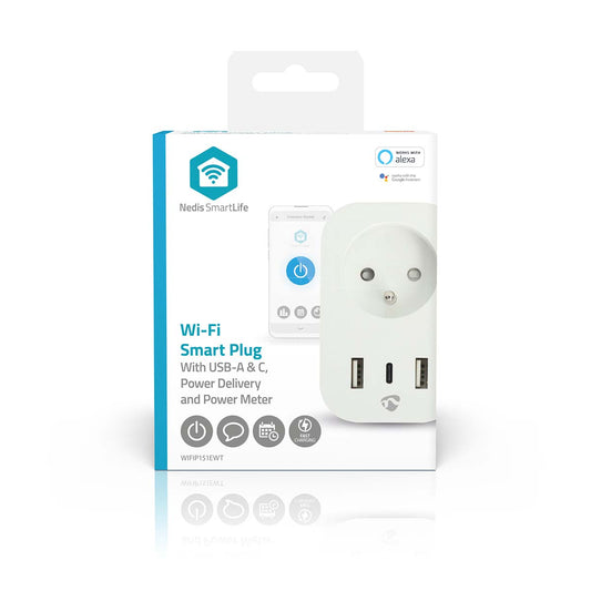 Tomada Inteligente Wi-Fi - Nedit - Tuya / SmartLife