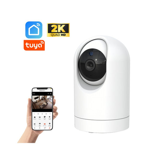 Câmara Wi-Fi Interior Rotativa 4MP 2K (Dual-Band) Tuya / SmartLife