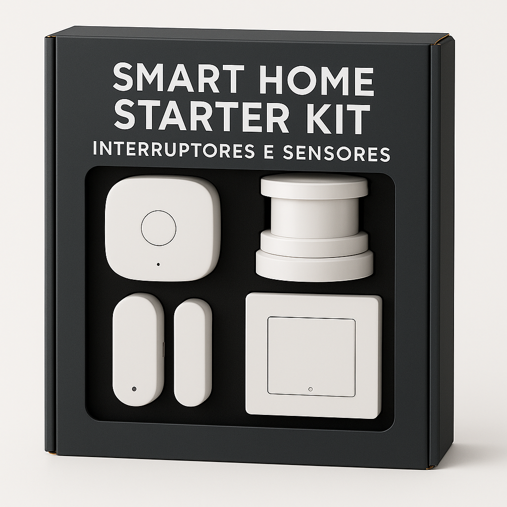 Starter Kit - Interruptor de Luz e Sensores - Zigbee