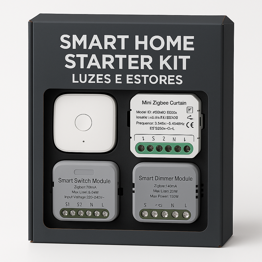 Starter Kit - Smart Home Zigbee - Luzes e Estores