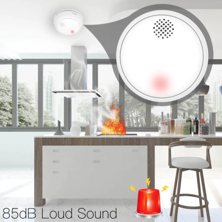Detetor de fumo Zigbee - Tuya / Smartlife