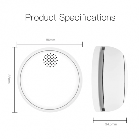 Detetor de fumo Zigbee - Tuya / Smartlife