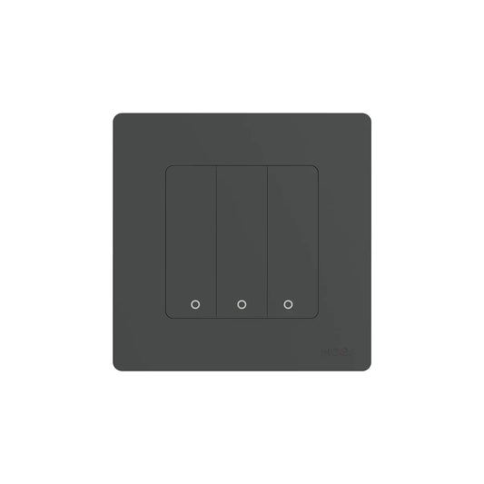 Interruptor Star Ring Zigbee 3.0 Moes - 3 Gang - Cinzento