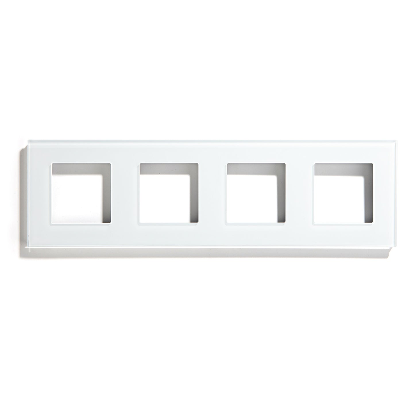 Marco de vidrio cuádruple para integración 299 x 86 mm - Línea Desire - GL299W4W