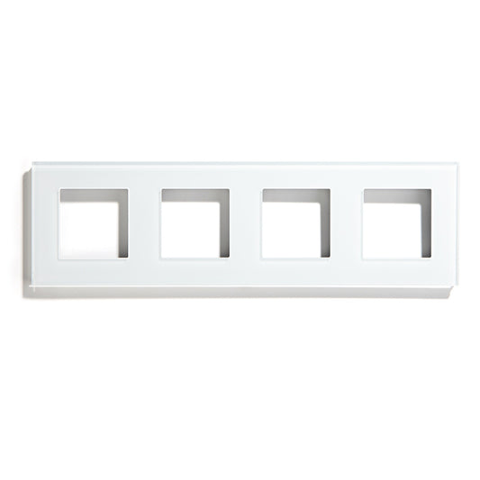 Marco de vidrio cuádruple para integración 299 x 86 mm - Línea Desire - GL299W4W